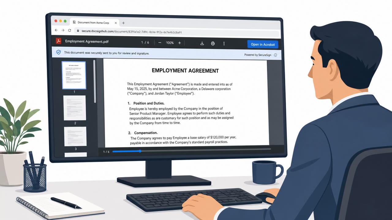 Fake DocuSign Flow Tricks Users Into RMM Installs