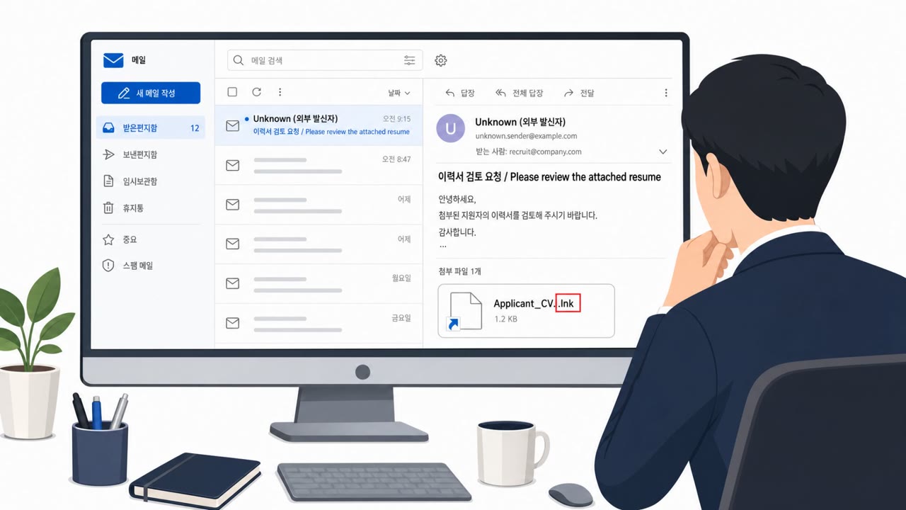 Korea APTs Push LNK “Resume” Spear‑Phish