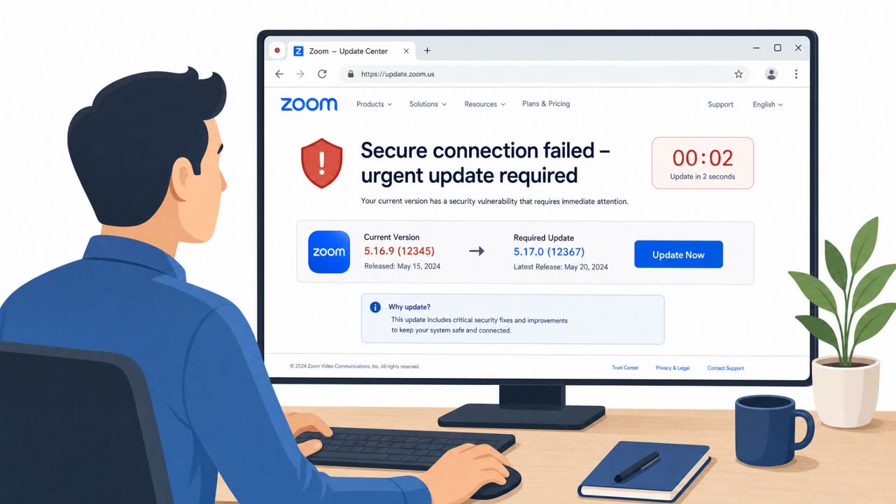 Fake Zoom Updates Install ScreenConnect Backdoor