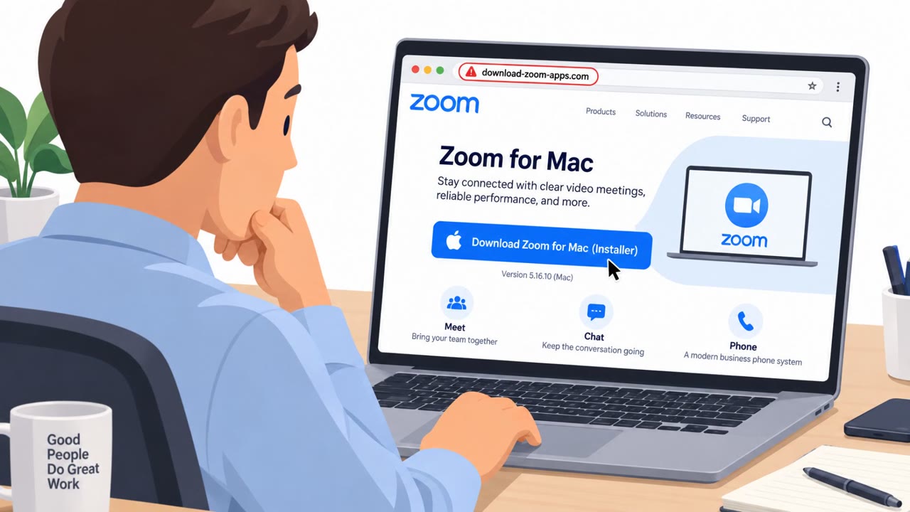 Fake Zoom Installer Drops CloudSyncD Backdoor