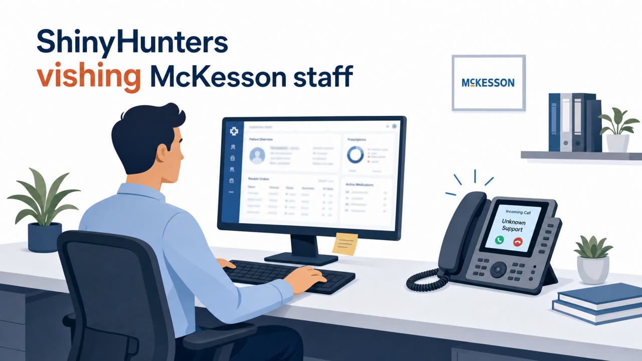 ShinyHunters Vished McKesson Staff, Claims 284M Records