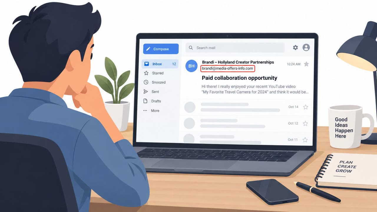 Fake Brand Deals Steal YouTubers’ Google Logins