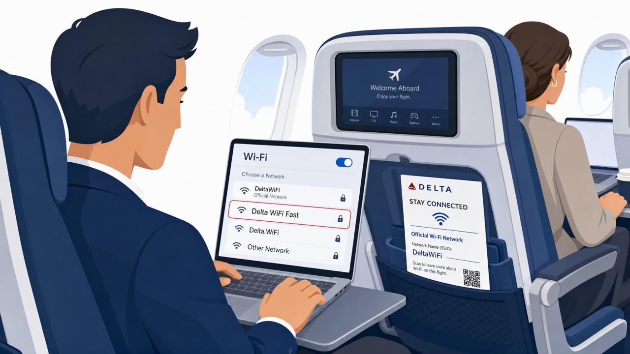 Fake “Delta WiFi Fast” Hit Passengers After DEF CON
