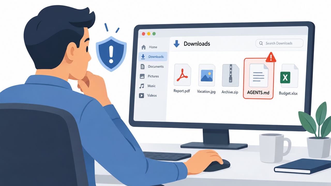 Downloads Files Can Hijack AI Coding Agents