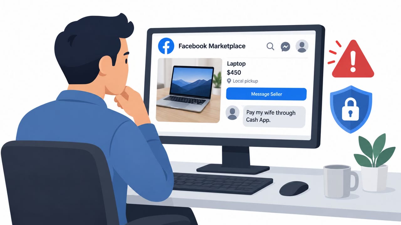 Hacked Marketplace Account Fuels Cash App Scam