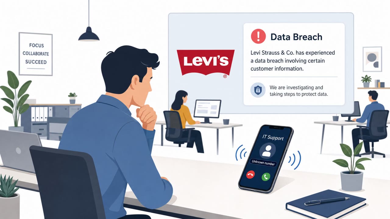 Levi’s Breach Tied to Phone-to-Phish Workflow
