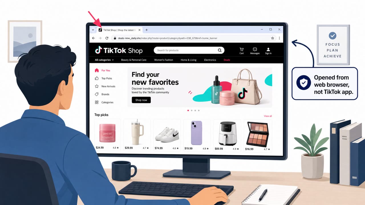 Fake TikTok Shop Sites Mimic Badges to Steal Pay