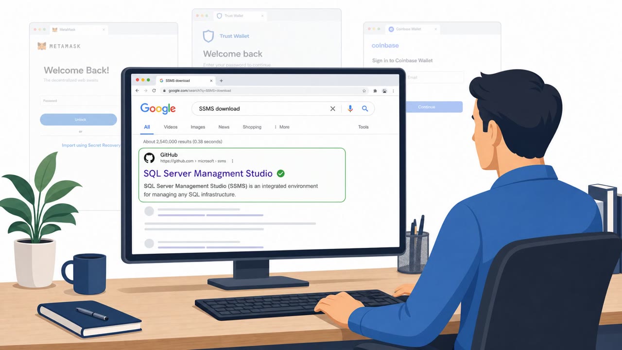 Fake SSMS on GitHub Spreads Crypto-Stealing OkoBot
