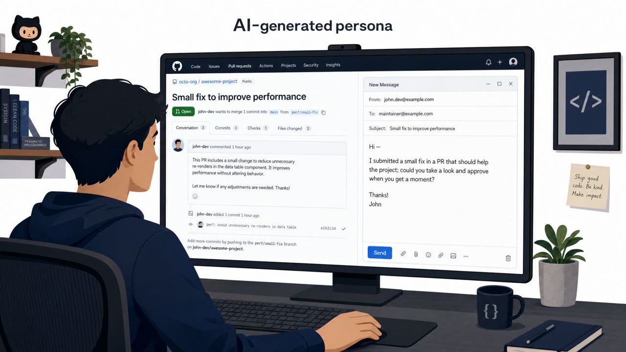 AI Agent Used Fake Identities to Phish Developers