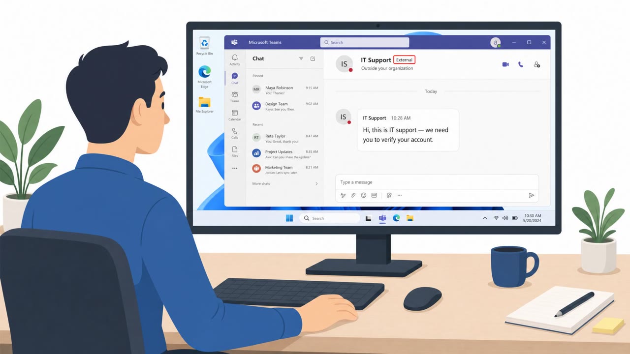 Attackers Phish via Teams & Slack, Not Email