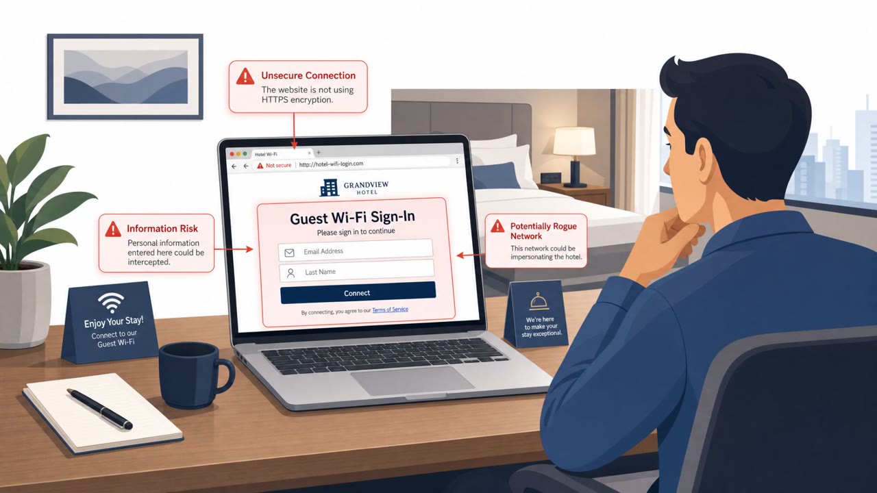 Midnight Blizzard Hijacks Hotel Wi‑Fi to Phish Guests