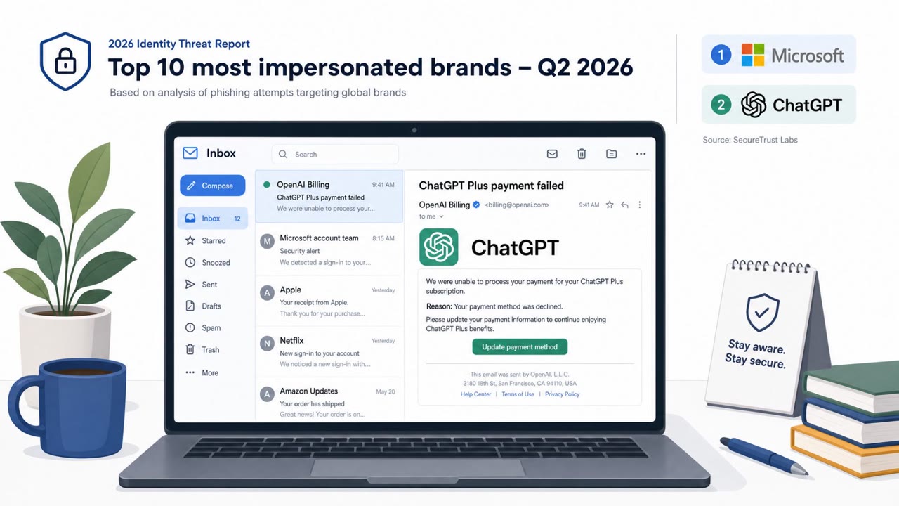 Fake ChatGPT Billing Emails Steal Card Details