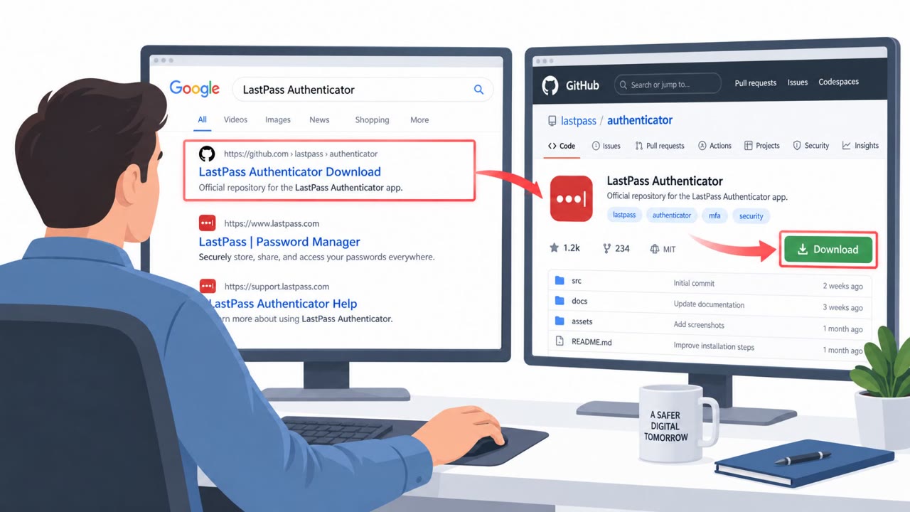 Fake LastPass App on GitHub Drops Rapuncel Stealer