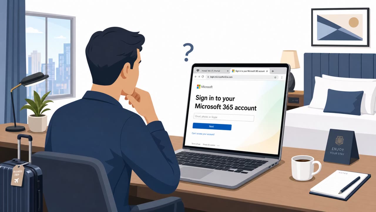 Hotel Wi‑Fi Hijacks Microsoft 365 Logins