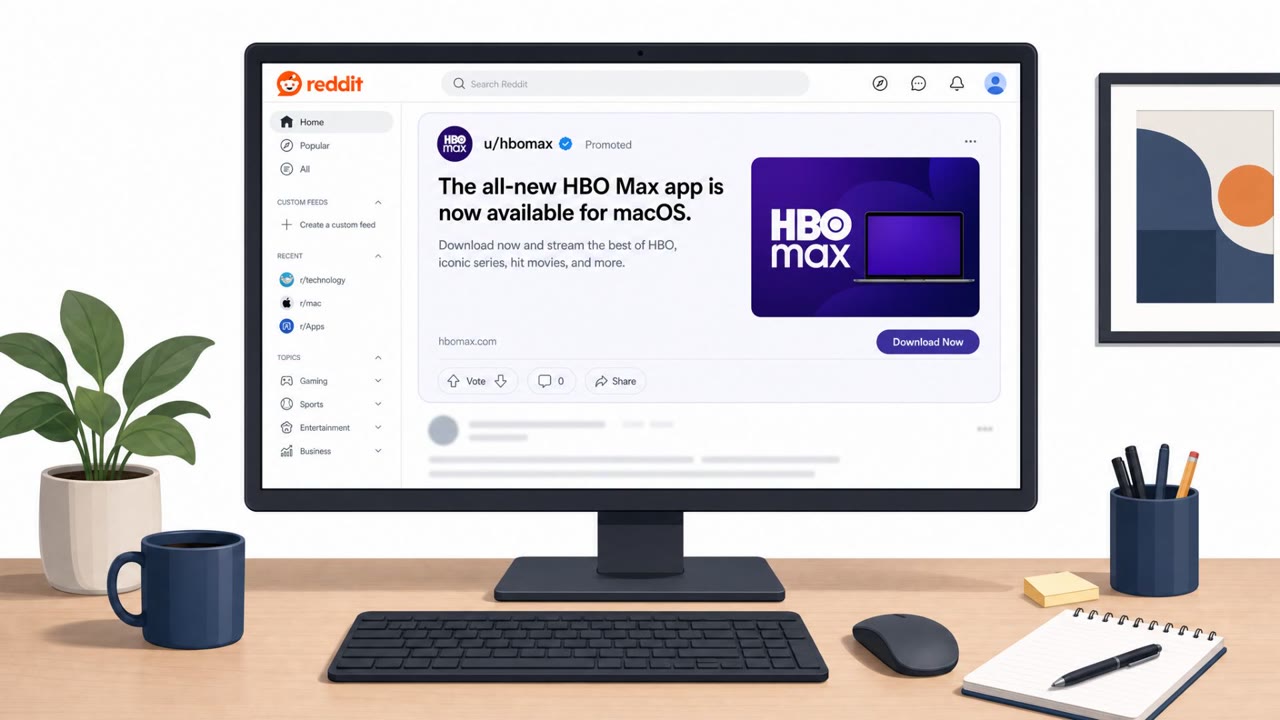 HBO Max Reddit Account Hijacked for ClickFix Malware Ads
