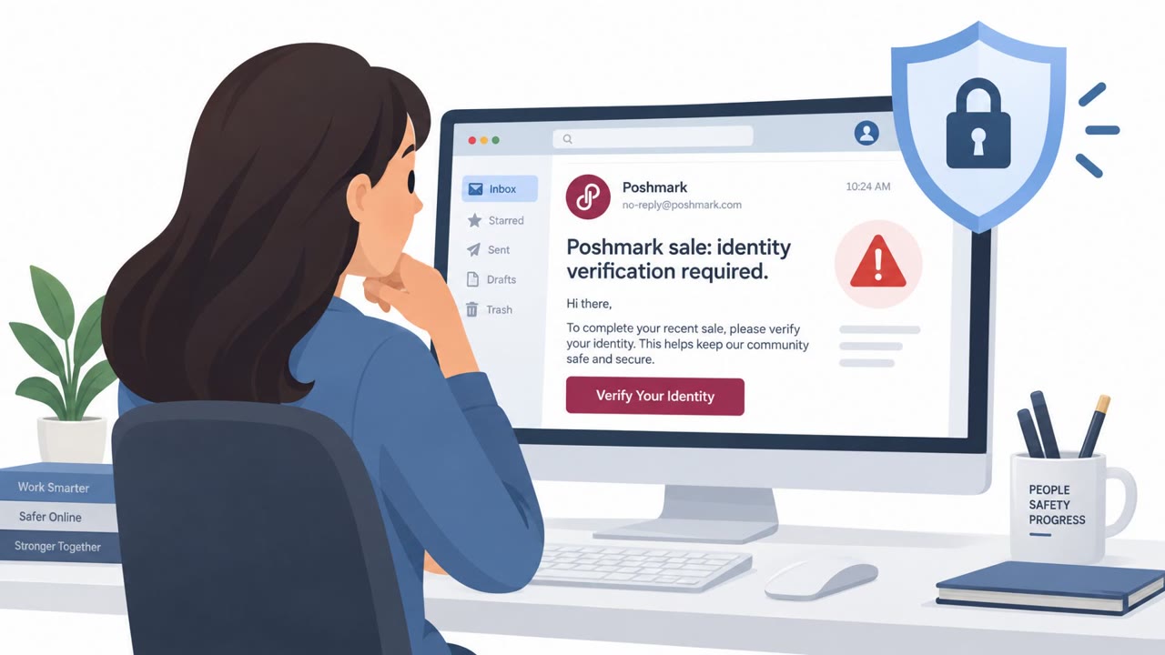 Fake Poshmark Alerts Fuel Bank Login Testing