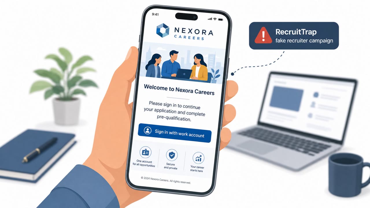 Fake Recruiters Steal Enterprise Logins on Mobile