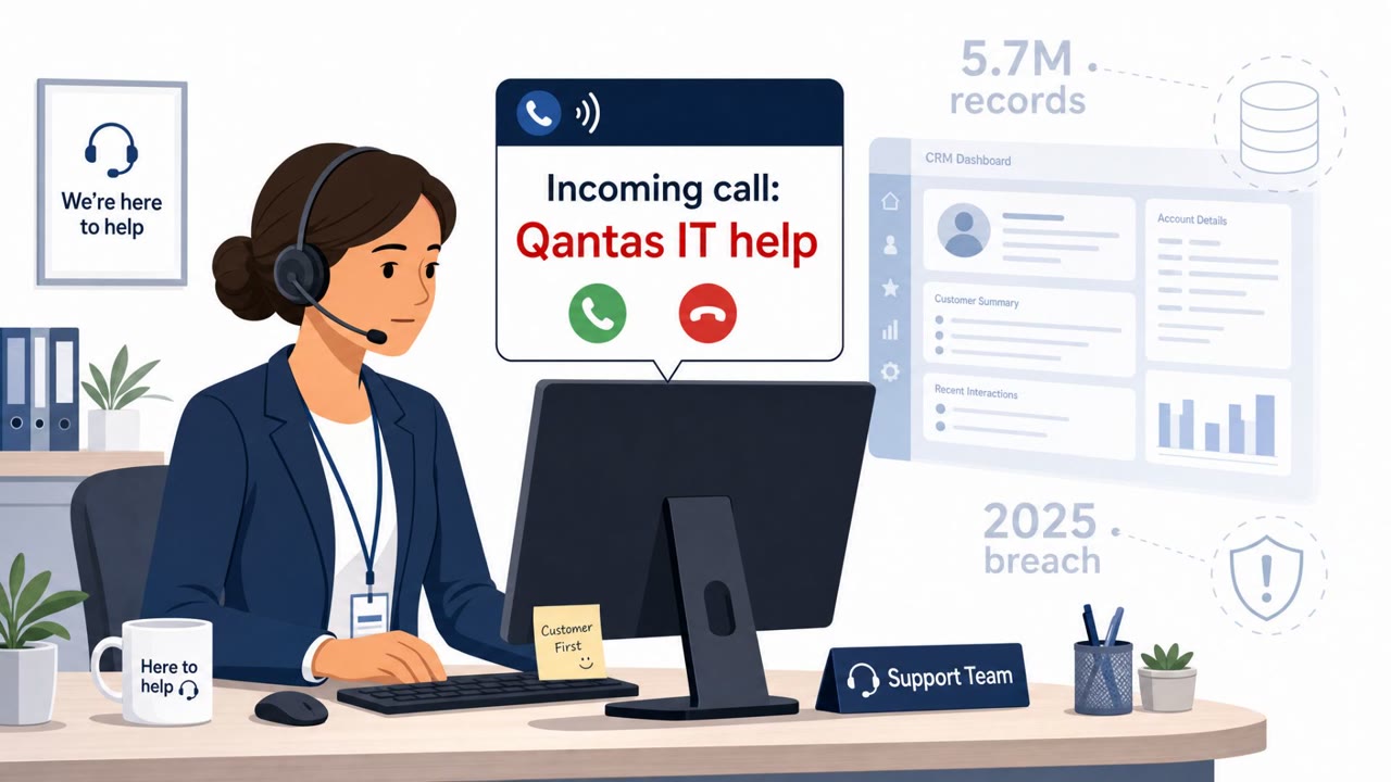Fake “Qantas IT Help” Call Led to 5.7M Leak