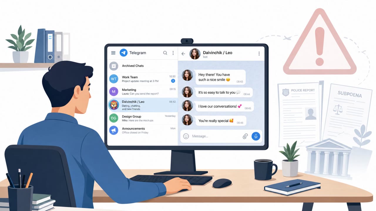 Telegram Dating Bot Used for Romance-to-Arson Scam