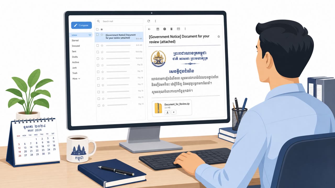 Spark RAT Phish Hits Cambodia With “Official” Lures