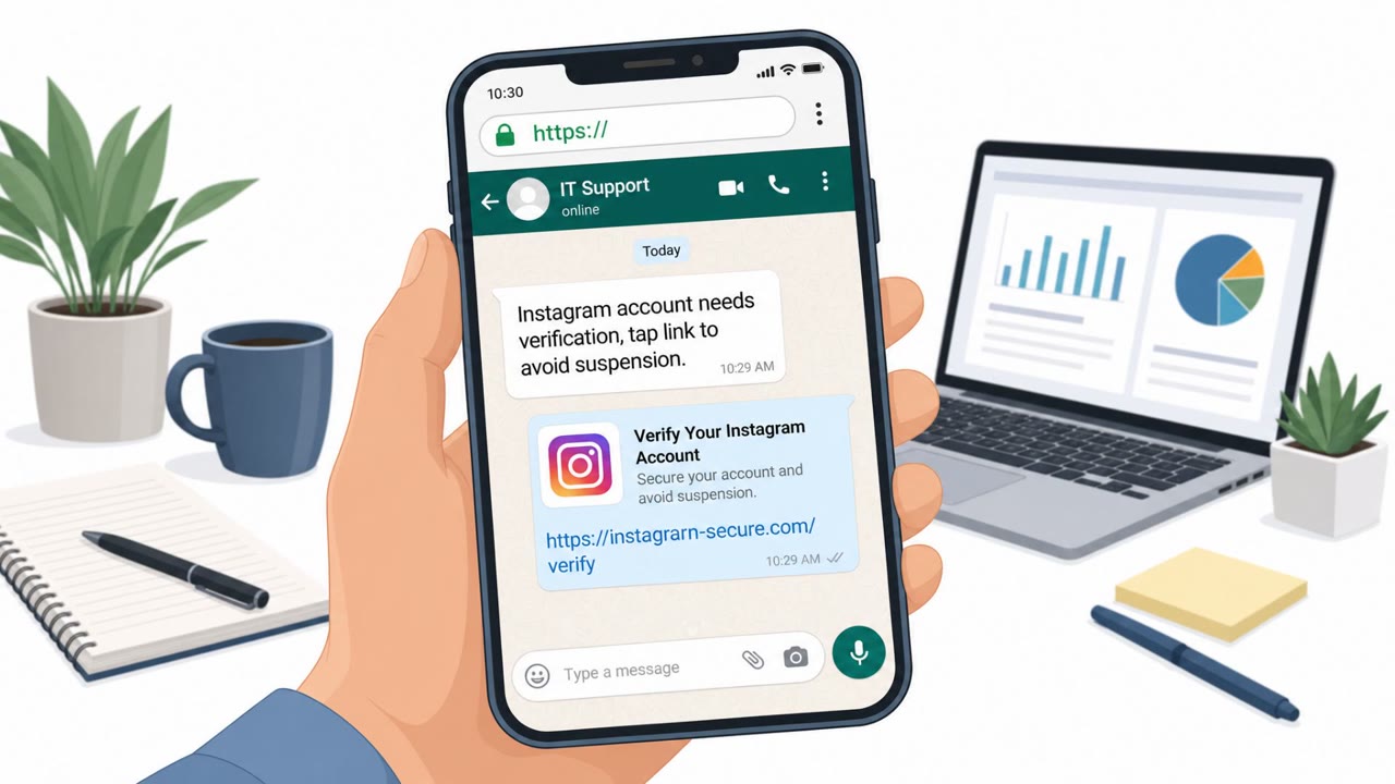 Fake WhatsApp/Instagram Sites Abuse HTTPS Padlock