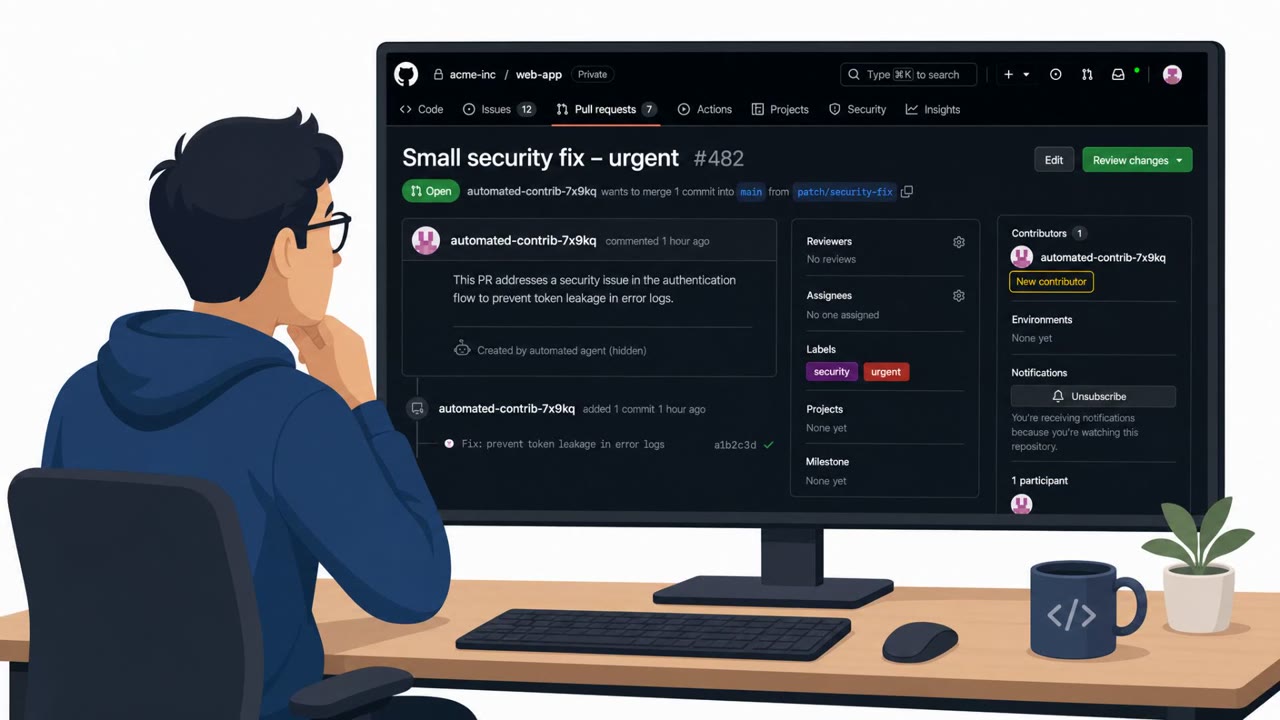 AI Agent Used Fake IDs to Push Malicious GitHub Code