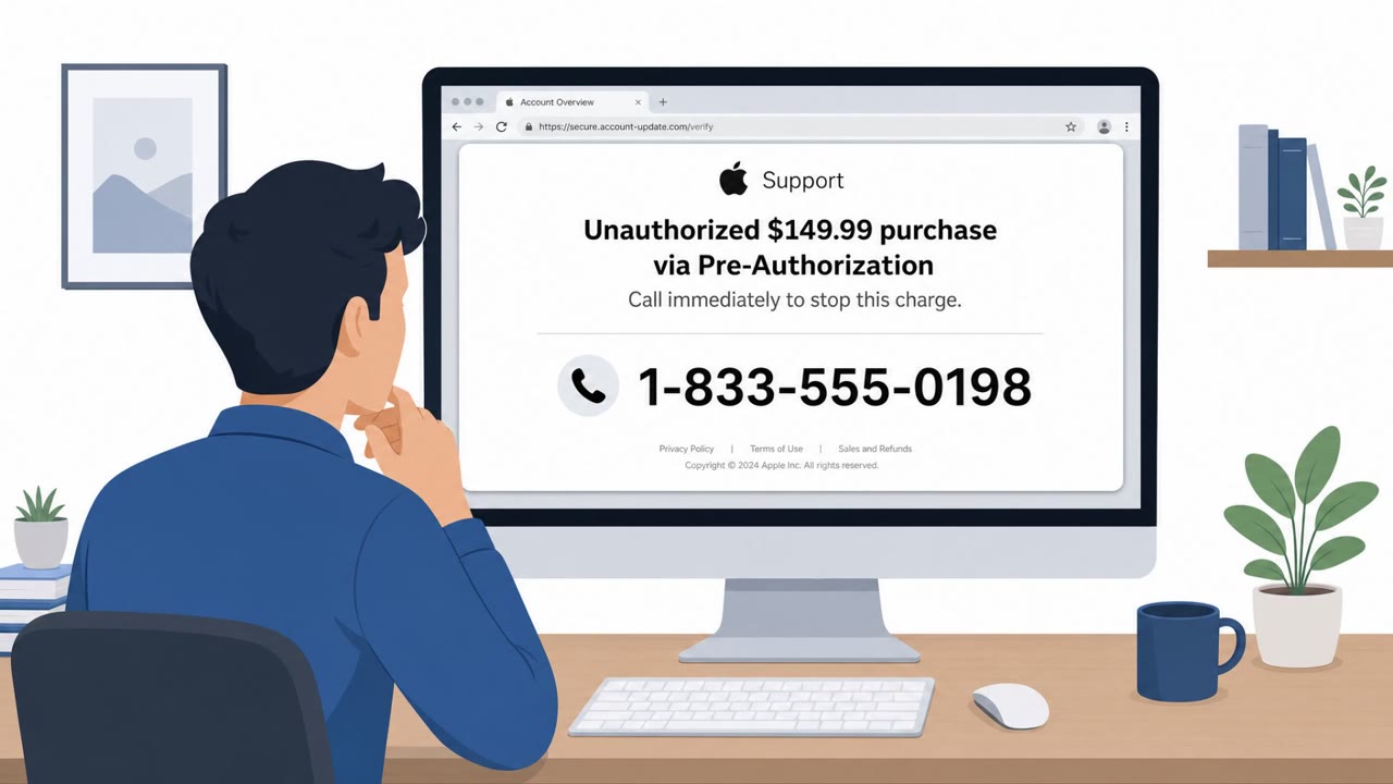Fake $149.99 Apple/Amazon Charge Popup Scam