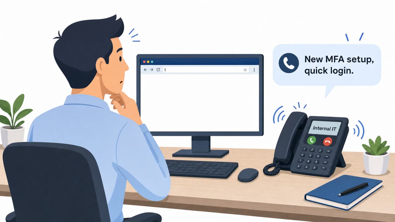 Fake IT Help Desk Calls Steal M365 Data, Extort