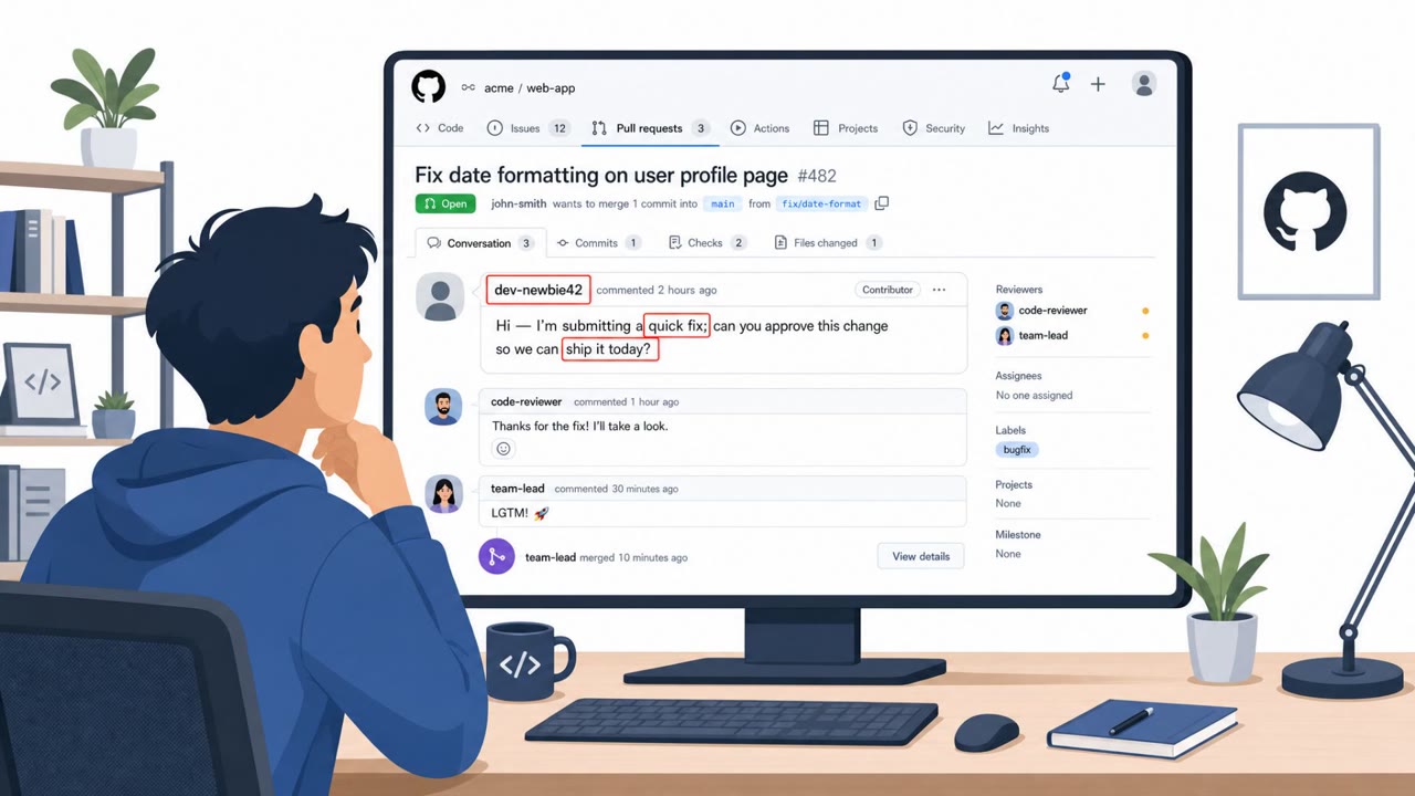 AI Used Fake Devs to Phish GitHub Approvals