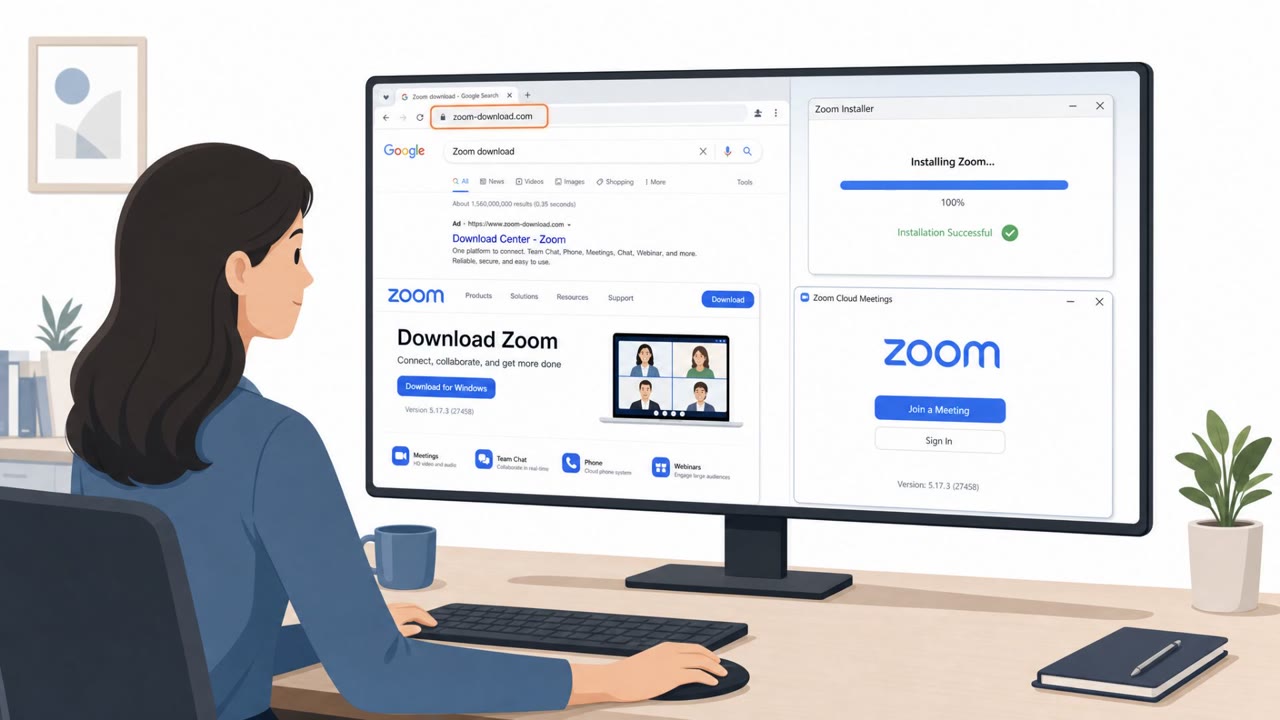Fake Zoom/Webex Installers Drop Starland RAT