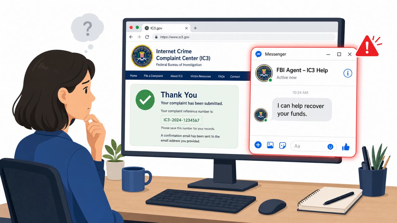 Fake FBI ‘IC3 Help’ Scams Hit Victims Twice