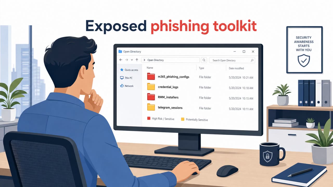 Open Server Exposes M365 Phishing Playbooks