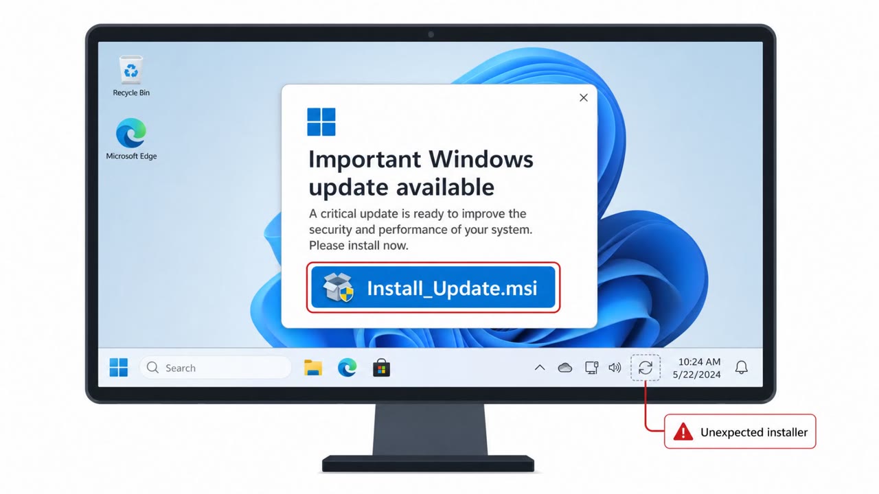Chaos RAT Masquerades as Windows Update