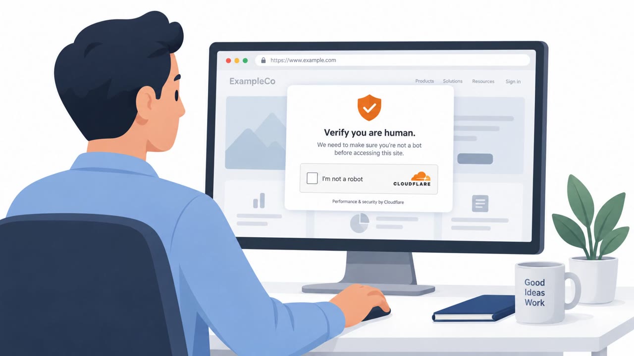 Fake Cloudflare Checks Push ClickFix Commands