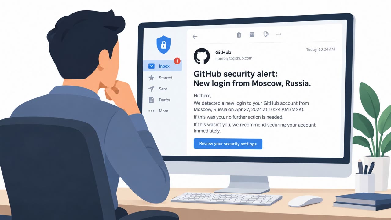 GhostAction Phishes Developers With Fake GitHub Alert