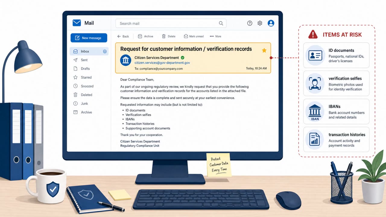 Fraudulent Gov Email and Passkey Lures Hit Orgs
