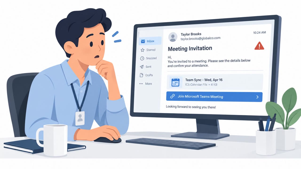 Fake Calendar Invites Steal Microsoft Logins