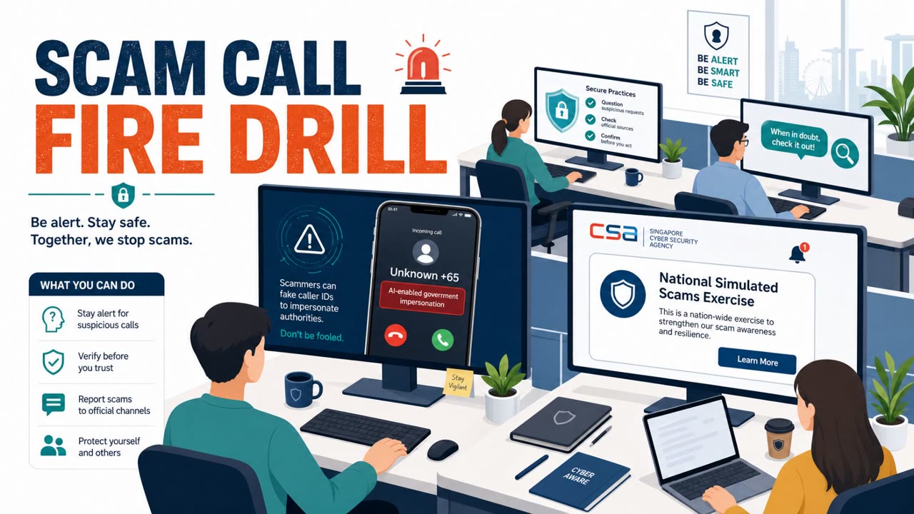 Singapore Runs AI Scam Call “Fire Drills”