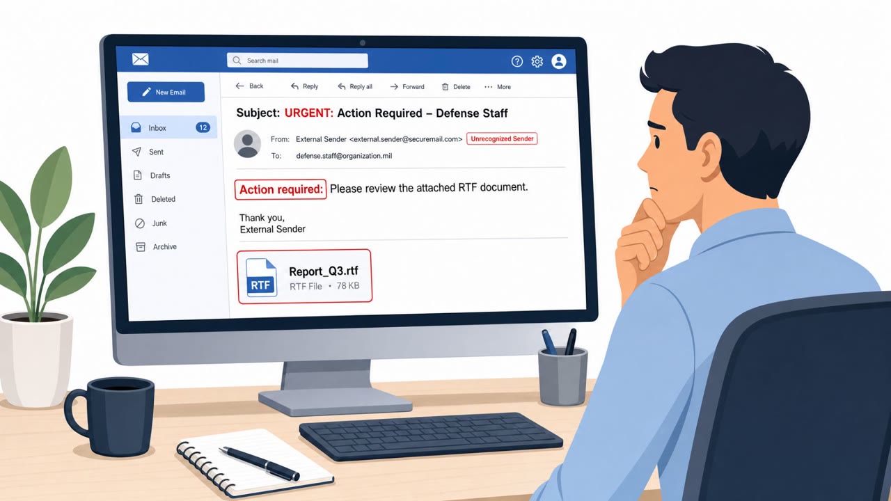 Spear-Phishing RTF Hits Bangladesh Defense Targets