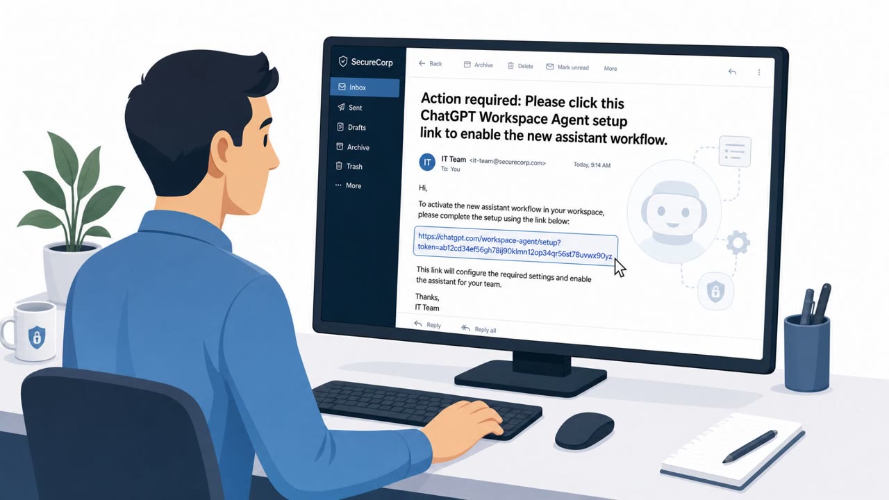 One-Click Phish Could Spawn a Hidden AI Insider