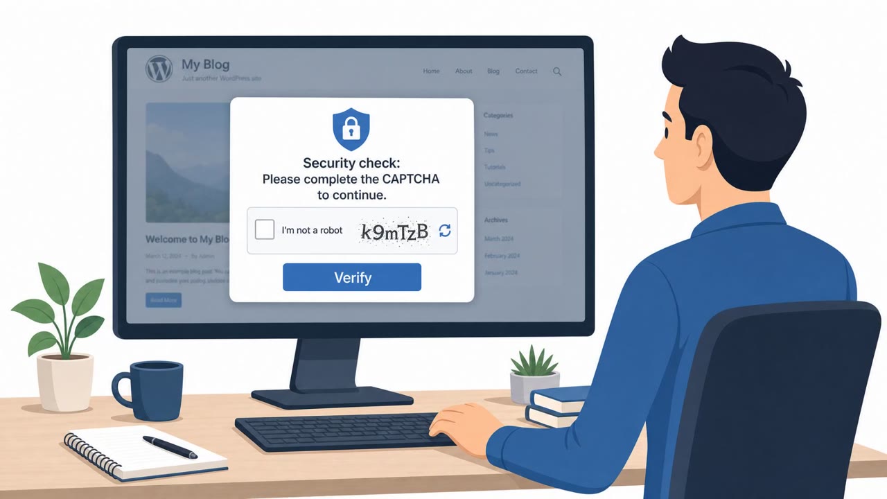 Fake CAPTCHA on Hacked WordPress Spreads Malware