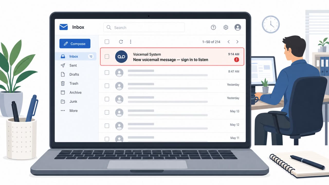 Voicemail Phish Steals Microsoft 365 Sessions
