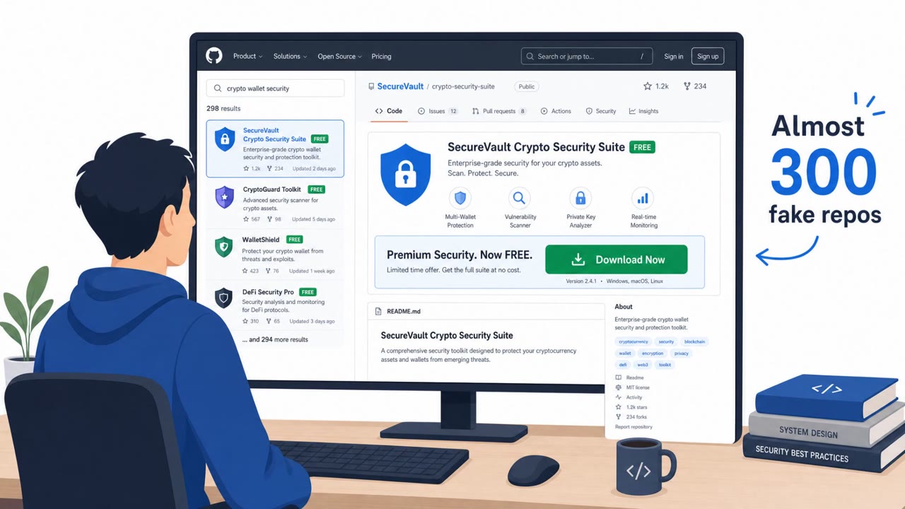 Fake GitHub Repos and Trojan Apps Steal Data