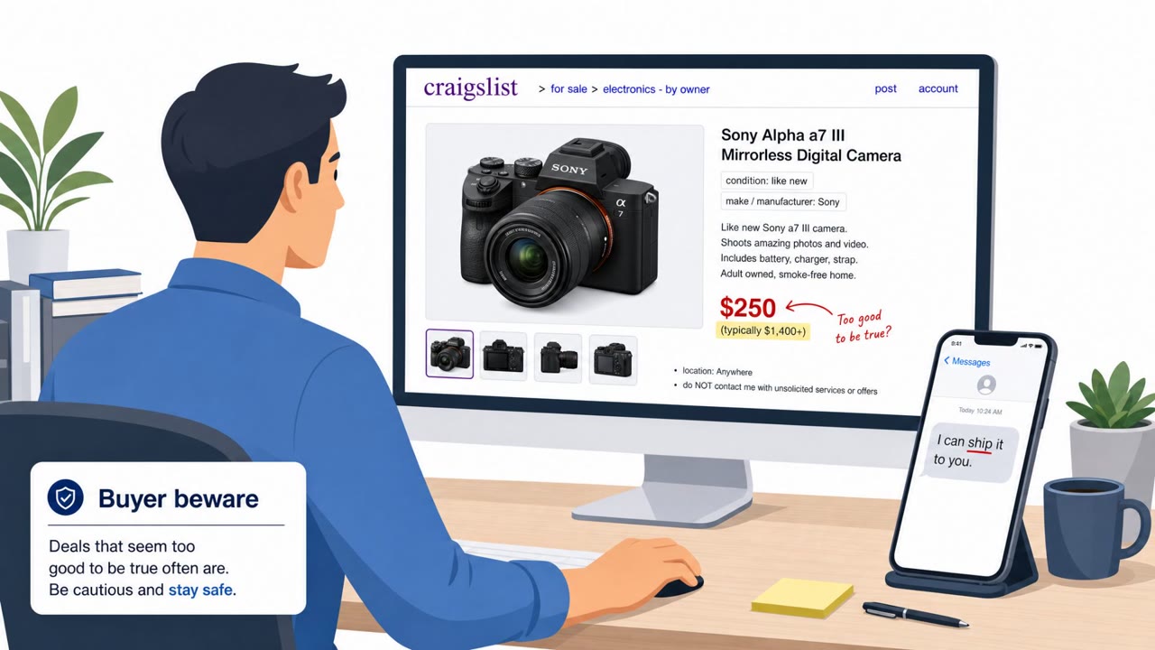 Craigslist Camera Scam Squeezed for More Money